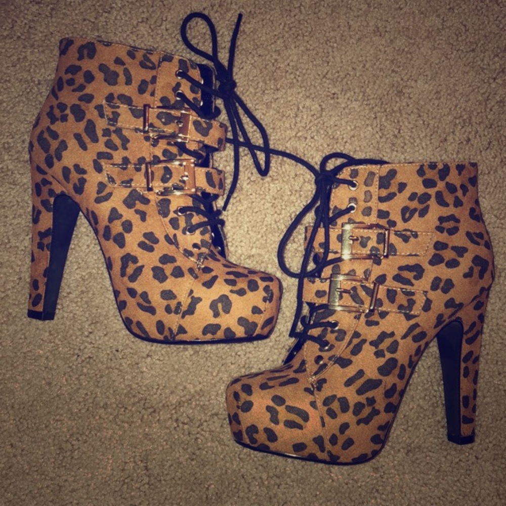 Leopard Booties